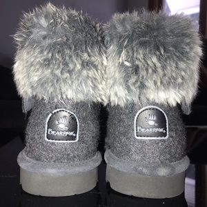 Grey BearPaw Boots